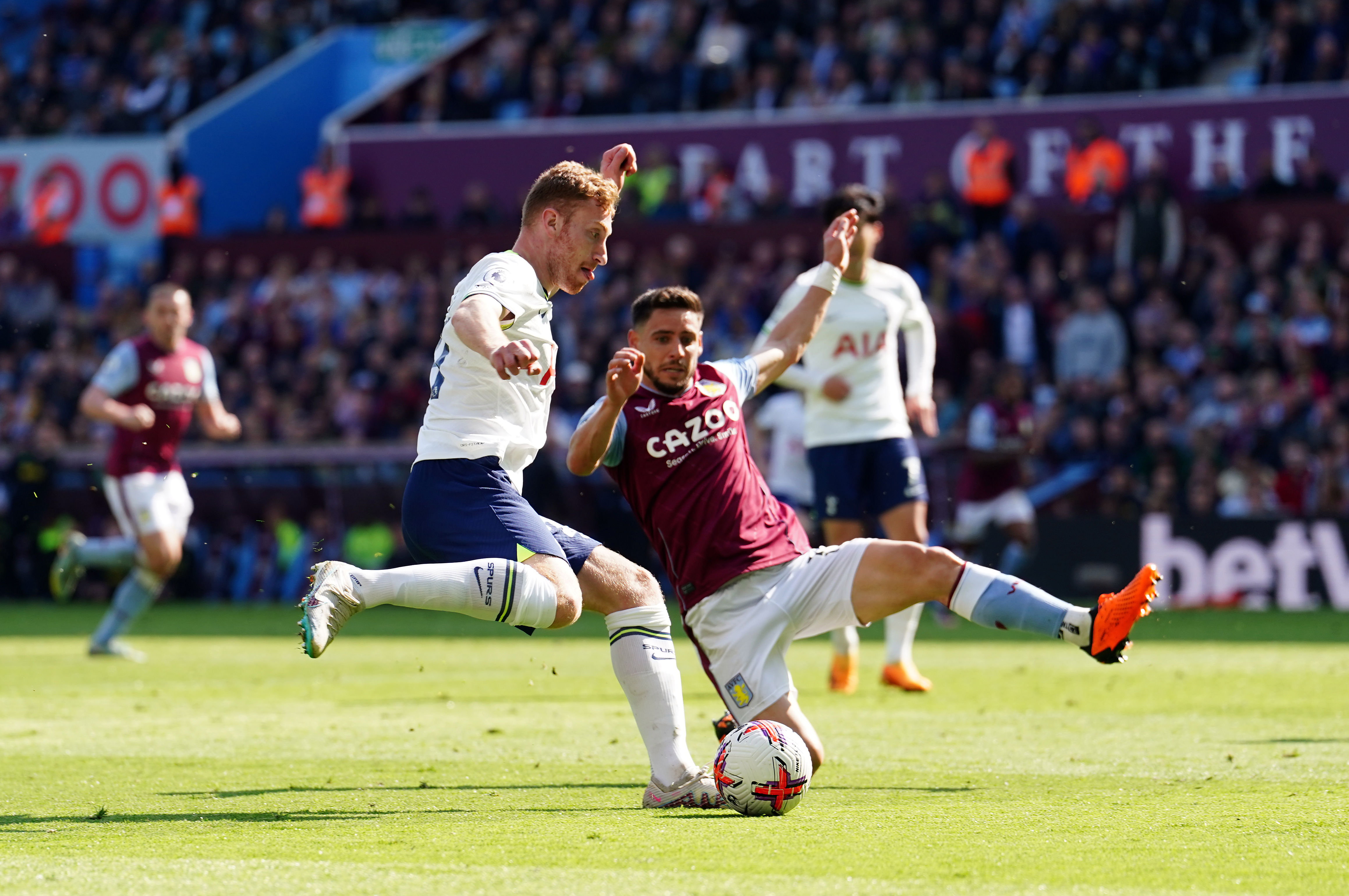 Aston Villa 2-1 Tottenham LIVE commentary: Ramsey and Luiz goals pile more  misery on Spurs as European hopefuls clash