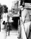 Carl Foreman on the set of High Noon, 1951.