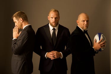 Rugby legends Mike Tindall and James Haskell, alongside television presenter Alex Payne, announce the worldwide launch of Blackeye Gin, the unofficial spirit of rugby.