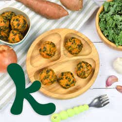 Organix Recipe - Sweet potato kale bites