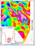 Figure 1: Hat property, new discovery zones of the Lisle Deposit.