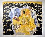 Tam Joseph (b.1947), Spirit of Carnival, silkscreen print, signed, 1988, 77 x 103 cm