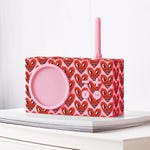 Tykho 3 radio in Heart Series Pink from Lexon x Keith Haring Collection (Photo: Lexon)