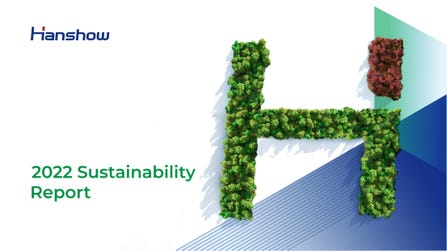 Hanshow 2022 Sustainability Report (Graphic: Business Wire)