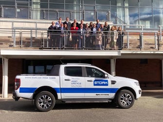 Representatives from Sellafield Inspection & Certification Group and Stork UK Quality Services gathered at Carlisle Racecourse in England to collaborate and celebrate the newly awarded Inspection and Quality Assurance contract. (Photo: Business Wire)