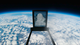 A portrait of Shakespeare was sent into space by British film maker Jack Jewers as part of series of film shorts celebrating 400 years of Shakespeare’s First Folio. To watch the Folio 400 film shorts visit https://inversefilms.co.uk/