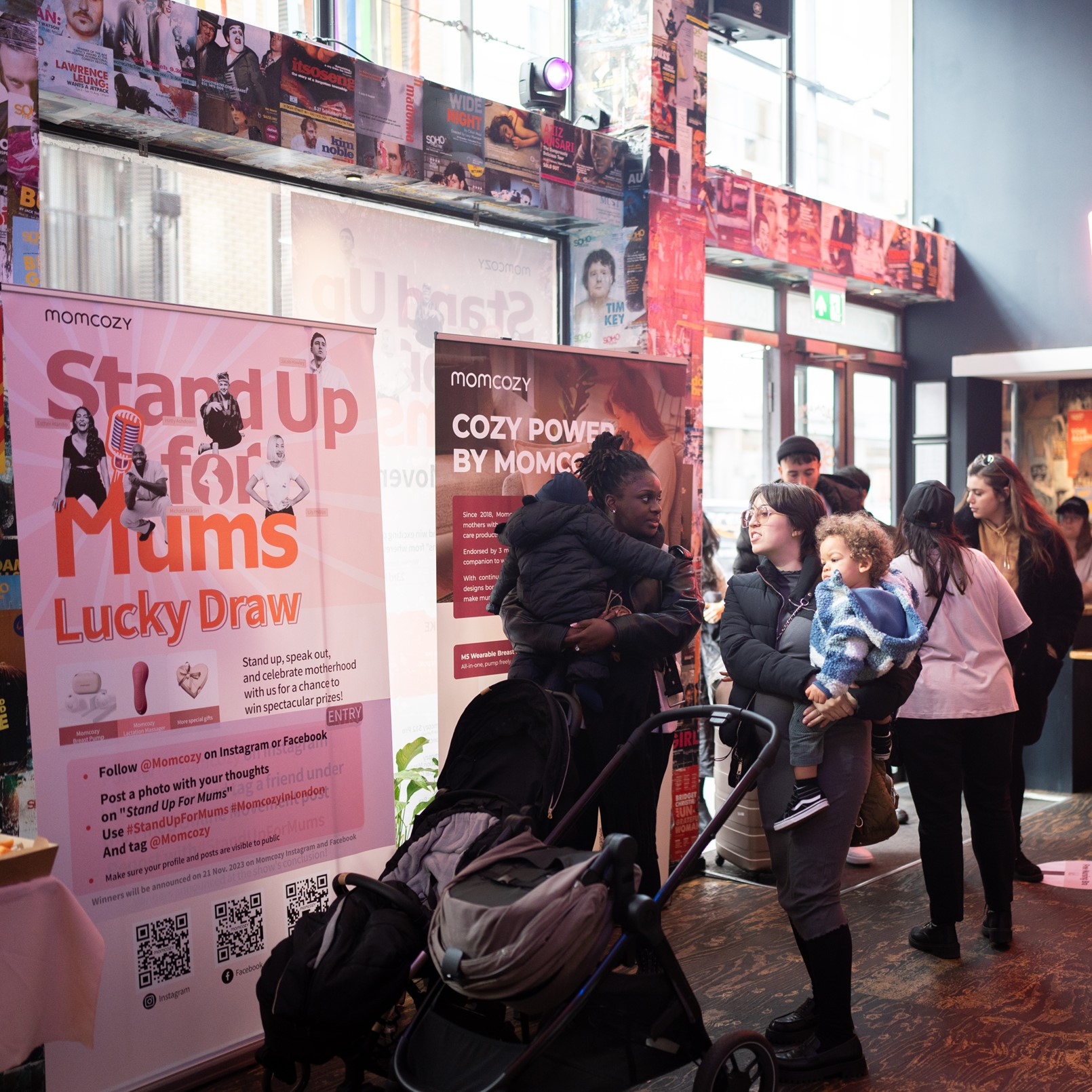 Laughter and Camaraderie Light Up London: Momcozy's 'Stand Up for Mums' a  Resounding Success