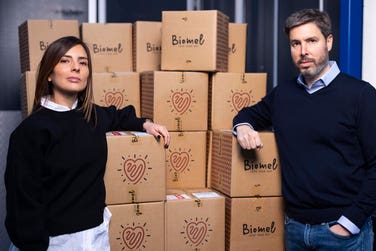 Husband-and-wife founding partners of Biomel, Steven Hegarty and Janett Lozano.