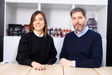 Husband-and-wife founding partners of Biomel, Steven Hegarty and Janett Lozano.