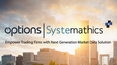 Options today announced a new partnership with Systemathics, a leading solutions provider in the asset management and the algorithmic trading industry. (Graphic: Business Wire)