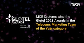 MCE Systems wins the Glotel 2023 Awards in the "Telecoms Marketing Team of the Year" category. (Photo: Business Wire)