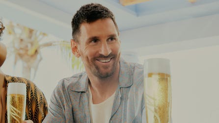 Michelob Ultra partners with Lionel Messi to announce being named the Official Global Beer Sponsor of CONMEBOL Copa América USA 2024™ (Photo: Business Wire)