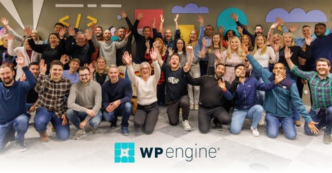 WP Engine Ireland team celebrates (Photo: Business Wire)