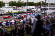 On-track action at the 2023 Goodwood Revival