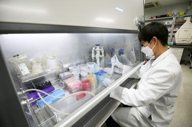 A nutrient analyzer and human cell response tester in Seoul Semiconductor’s bio-laboratory (Photo: Seoul Semiconductor Co., Ltd.)