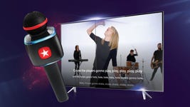 ROXi TV App - Music Video Karaoke with ROXi Karaoke Mic (Photo: Business Wire)