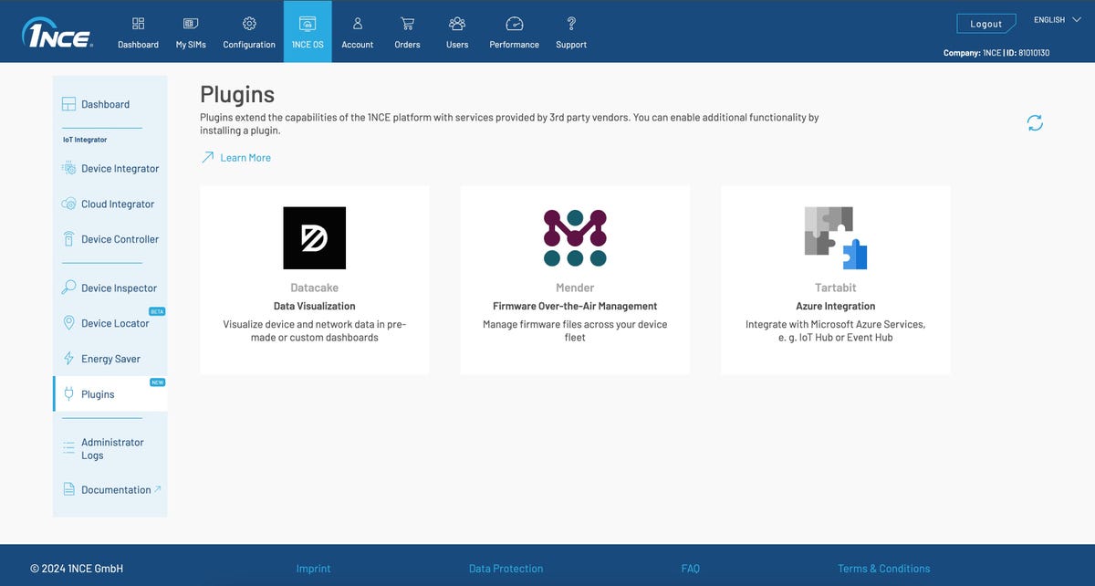 1NCE Upgrades IoT Software Platform with Plugins
