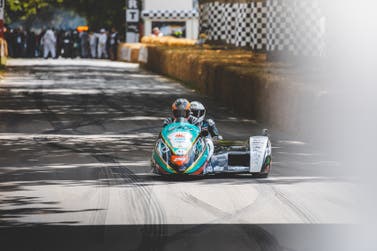 Sidecars at the 2023 Festival of Speed