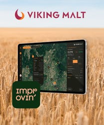 Viking Malt, a globally acknowledged producer of malt, is introducing a new sustainability performance platform, developed by the Swedish technology company Improvin’. Photo: Viking Malt.