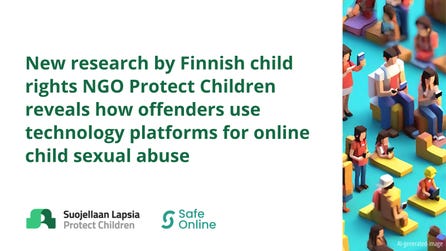 In a groundbreaking new study, alarming insights are unveiled about the technology platforms that offenders use to sexually abuse children online. Photo: Protect Children