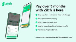 Zilch Launches Pay over 3 months interest-free regulated product (Graphic: Business Wire)