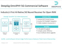 Industry's First AI-Native 5G Neural Receiver for Open RAN from DeepSig (Graphic: Business Wire)