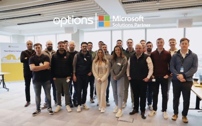 Options today announced the deepening of its strategic partnership with Microsoft following a three-day Copilot for Microsoft 365 workshop held in the firm’s Belfast headquarters. (Photo: Business Wire)
