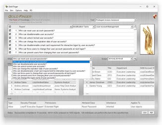 Gold Finger for Active Directory is the world's only accurate access assessment tooling/solution for Microsoft Active Directory. (Graphic: Business Wire)