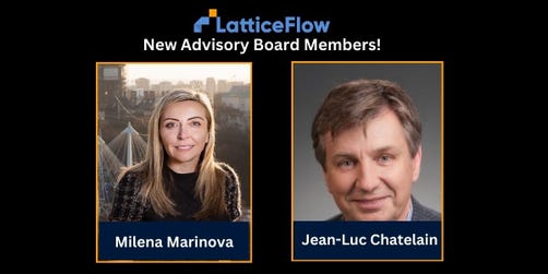LatticeFlow AI welcomes Milena Marinova and Jean-Luc Chatelain to its advisory board (Photo: Business Wire)