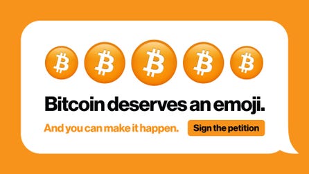 Uniting the global crypto community, the 'Bitcoin Deserves an Emoji' initiative aims to introduce a Bitcoin emoji to any digital keyboard and emphasize cryptocurrency's triple identity as money, technology, and culture in today’s society. (Graphic: Business Wire)