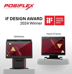 Posiflex Wins the iF DESIGN AWARD 2024 for Haydn ZT Series and Gen9 Base (Graphic: Business Wire)