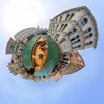 360 view of the Venice waterways