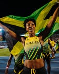 Sports company PUMA unveiled the Jamaican Olympic Association kits at the ISSA Boys & Girls Championships in Kingston, Jamaica. (Pictured: Shanieka Ricketts) (Photo: Business Wire)
