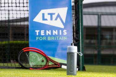 The Lawn Tennis Association (LTA), and BRITA UK, announce that BRITA will become the official water sponsor of the LTA, making BRITA the first non-single-use water brand to sponsor British tennis. Picture date: Monday April 8, 2024, PA Photo. The move from single-use-plastic container water to BRITA water will result in removing the distribution of 100,000 single-use plastic bottles from this year's LTA tennis tournaments.