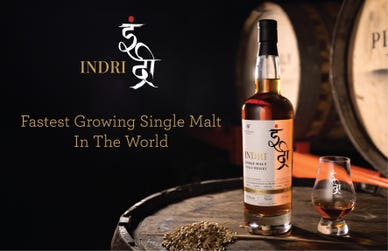 Indri becomes the fastest growing single malt whisky in the world. (Photo: Business Wire)