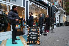 ‘the KIND bar’, a sensory snack experience opens its doors in Soho, London today. The shop will be open from Thursday until Sunday. Issue date: Thursday April 25, 2024. PA Photo. The pop-up by KIND Snacks allows visitors to touch, smell and taste their way to a complimentary custom-made snack.