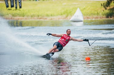 GB's Will Asher wins the 2024 Swiss Pro Slalom in Florida, USA. Picture date: 5 May 2024. Photo credit: Tiare Miranda