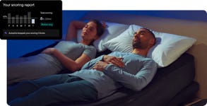 The biometric sensors within Pod 4 enable the detection of snoring using the vibrations emitted by the body, rather than using a microphone. Because of this, Pod 4 can accurately determine which side of the bed the snoring is coming from as well as its intensity. (Photo: Business Wire)