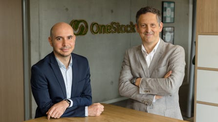 Founders Benoit Baccot and Romulus Grigoras, OneStock (Photo: Business Wire)