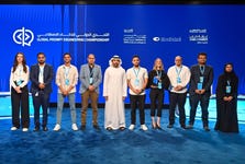 HH Sheikh Hamdan bin Mohammed bin Rashid Al Maktoum, Crown Prince of Dubai, Chairman of the Executive Council of Dubai, and Chairman of the Board of Trustees of the Dubai Future Foundation alongside the nine shortlisted individuals. (Photo: AETOSWire)