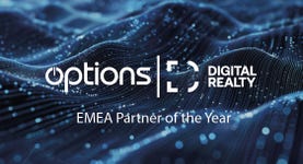 Options Named Digital Realty’s EMEA Partner of the Year, Reinforcing Strategic Partnership and Driving Global Expansion (Graphic: Business Wire)