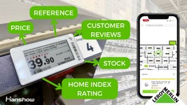 Hanshow's ESL Solution at Leroy Merlin. (Graphic: Business Wire)