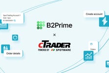 B2Prime, a Prime of Prime multi-asset liquidity provider, and cTrader, Spotware's flagship trading platform, have established a strategic partnership to expand trading opportunities. (Graphic: Business Wire)