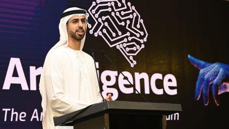 Omar Al Olama, the UAE´s Minister of State for AI, Digital Economy, and Remote Work Applications. (Photo: Business Wire)