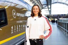 EDITORIAL USE ONLY Olympic gold medallist, Dame Jessica Ennis-Hill attends the unveiling of Eurostar’s first ever Golden Train at St Pancras International Station, London, to celebrate the upcoming Paris 2024 Olympic and Paralympic Games. Picture date: Tuesday June 25, 2024. PA Photo. As the official travel partner for Team GB and ParalympicsGB for the Paris 2024 Olympic and Paralympic Games, Eurostar is gearing up to welcome over 2,000 Olympic and Paralympic athletes on board from four teams: Team GB, Team Belgium, Team Netherlands, and Team Germany.