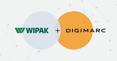 Digimarc and Wipak have partnered to help retailers and global brands embrace an eco-friendly strategy to product packaging. By combining Digimarc digital watermarks and Wipak’s printed film technology, the companies help food, medical device, and pharmaceutical companies achieve sustainability and profitability goals through innovative packaging designed to advance the fight against plastic pollution and speed the path to net zero. (Graphic: Business Wire)