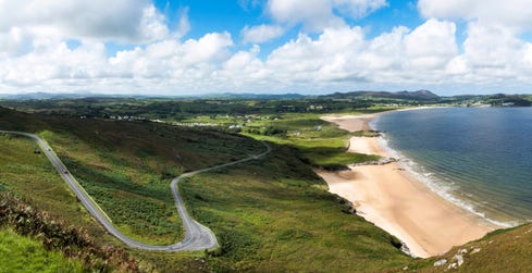 Taylor Swift has enjoyed many stays along the Wild Atlantic Way. In 2021, she was pictured enjoying the sands under her feet at County Donegal’s Ballymastocker Bay in Portsalon. (Photo: Business Wire)