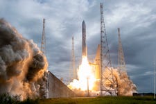 The historic Ariane 6 liftoff occurred on Tuesday, July 9 at 1600 GFT from the Guiana Space Centre, also known as Europe's Spaceport, in Kourou, French Guiana. Photo credits: ESA, Arianespace, CNES.