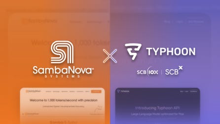 The power and scalability of Samba-1 is now enhanced with Typhoon, a series of Thai Large Language Models (LLMs) (Graphic: Business Wire)