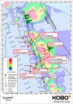 Figure 2: RCZ Drill Hole Location Map with 2023 RC Drill Holes and Trenches (Graphic: Business Wire)